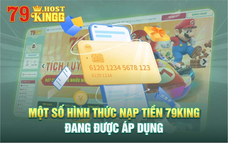 Một số hình thức nạp tiền 79KING đang được áp dụng