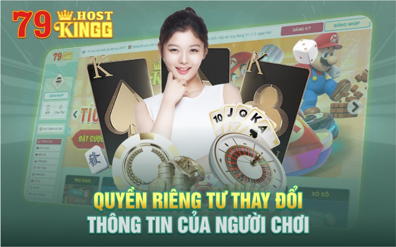 Quyền riêng tư thay đổi thông tin của hội viên 