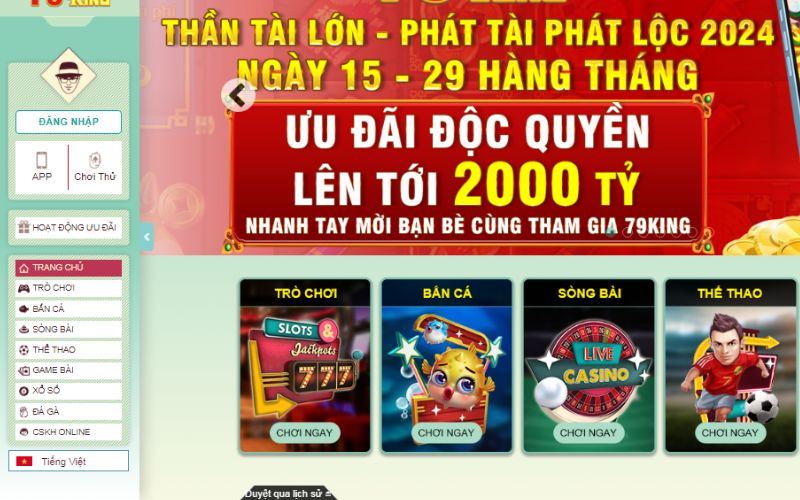 79KING - Sân Chơi Giải Trí An Toàn Và Uy Tín